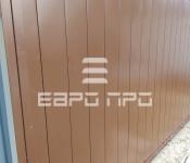 откатные ворота с порошковой покраской
