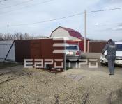 откатные ворота с порошковой покраской