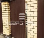 Изготовили раму откатных ворот и отдельностоящей калитки