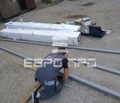Произведён монтаж рольворот на производственном предприятии