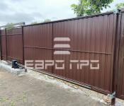 Откатные ворота, производства "ЕВРО-ПРО"